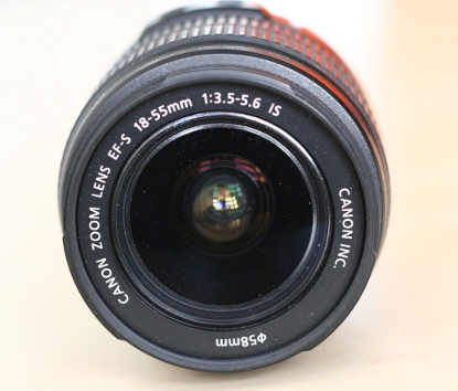 canon 18 55 is front