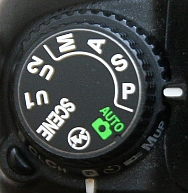 dslr camera controls p mode