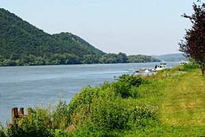 Zoom in Danube at Szob
