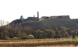 Zoom in Nógrád castle ruin
